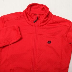 Skogstad Softshell Jacket Womens 36 Red Full Zip Thumbholes Outdoor Hiking